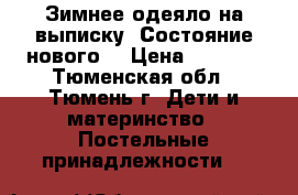 Зимнее одеяло на выписку. Состояние нового. › Цена ­ 1 000 - Тюменская обл., Тюмень г. Дети и материнство » Постельные принадлежности   